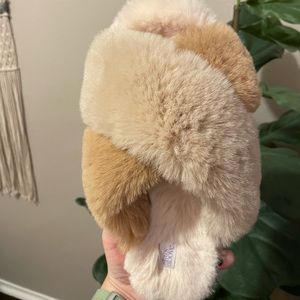 Stars Above fuzzy slippers